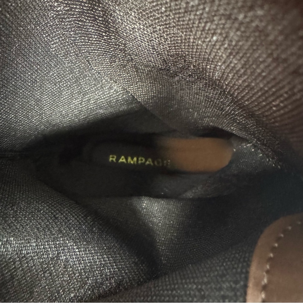 Rampage Brown Embroidered Heeled Boots - Picture 6 of 7